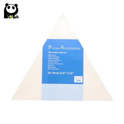 hot sell blank triangular shaped canvas for art painting